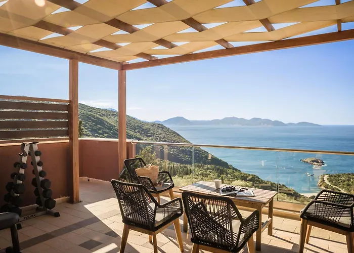 Entheos Private Kefalonia Greece Вилла Фискардон